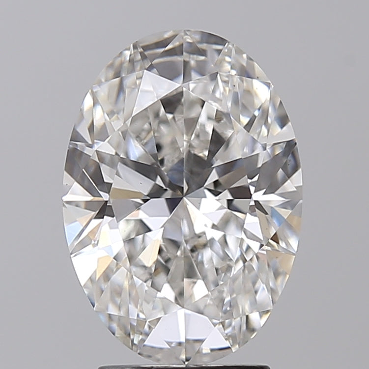 Diamante cultivado en laboratorio de talla ovalada de 3,05 quilates VS1 G