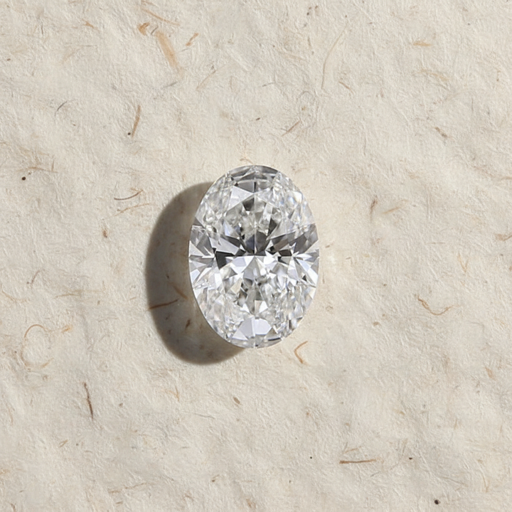 3,05 karaat ovaal geslepen laboratoriumdiamant, VS1/G