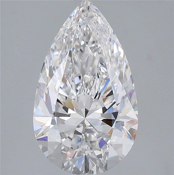 3.05 Carat Pear Cut Lab Grown Diamond VS1D