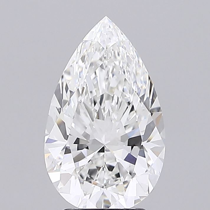 3.05 Carat Pear Lab Grown Diamond VVS2 F