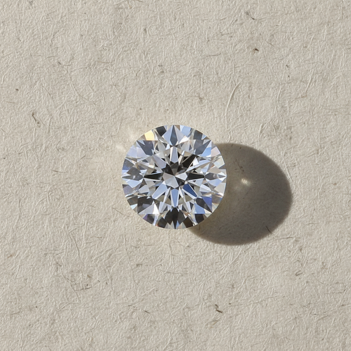 3.05 Carat Round E VVS1 Lab Grown Diamond Ideal Cut IGI Certified