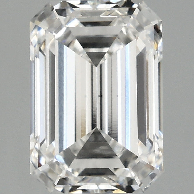 Diamant cultivé en laboratoire taille émeraude de 3,06 carats VS2 E