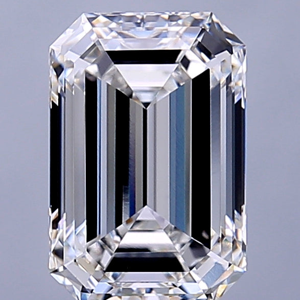 3.06 Carat Emerald Lab Grown Diamond VVS2 E