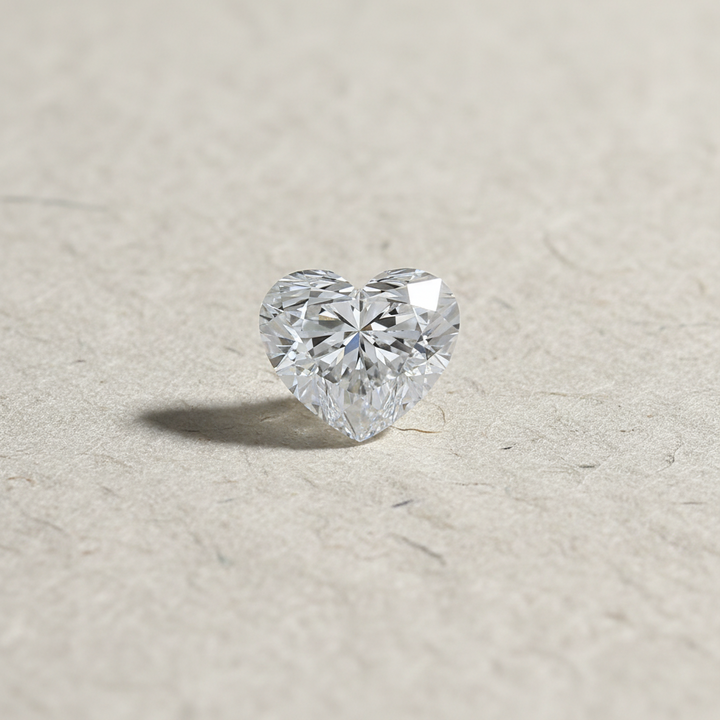 3.06 Carat Heart Cut Lab Grown Diamond VVS2 D Color IGI Certified
