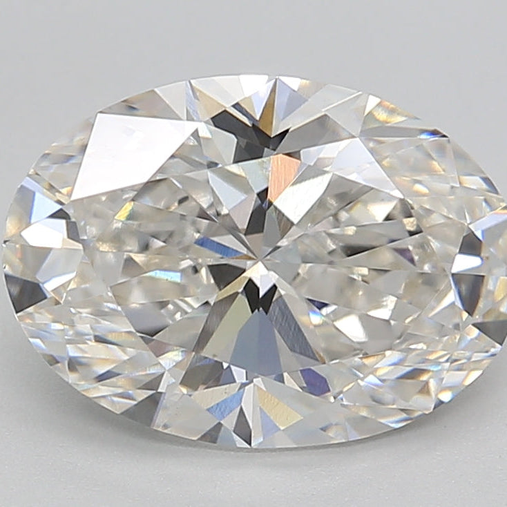3.06 Carat Oval Cut Lab Grown Diamond VS1 F