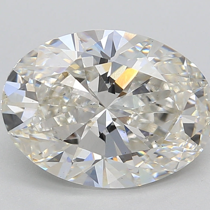 3,06 Karat ovaler, im Labor geschliffener Diamant VS2 G