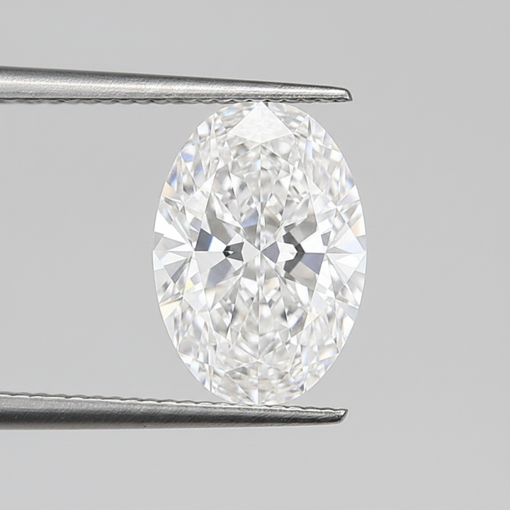 3,06 karaat ovaal geslepen laboratoriumdiamant, VVS1/D