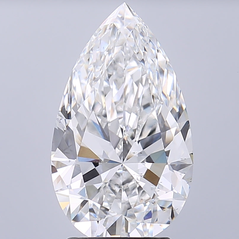 3.06 Carat Pear Lab Grown Diamond VS2 D