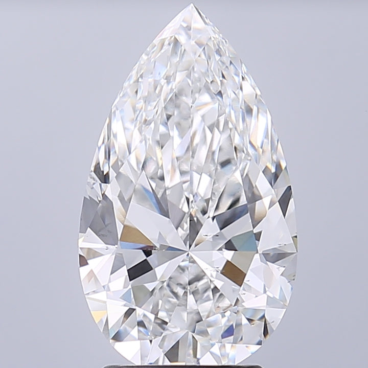 3.06 Carat Pear Lab Grown Diamond VS2 D