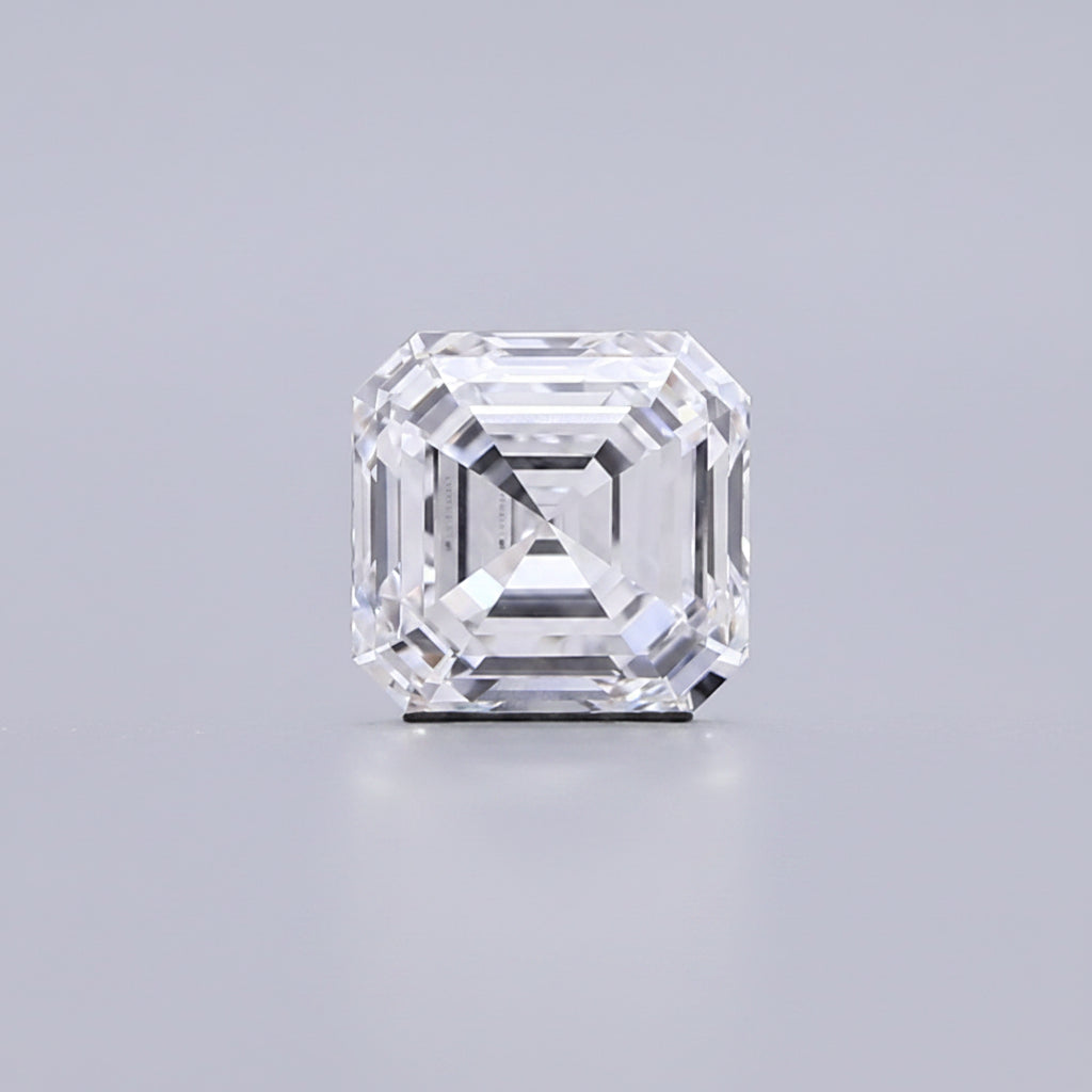 Diamant cultivé en laboratoire Asscher de 3,07 carats, VVS1/D