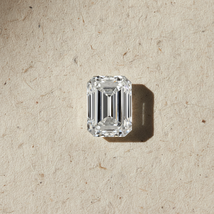 3.07 Carat Emerald Cut Lab Grown Diamond, VS1/E