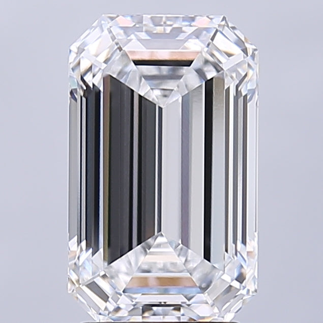 3.07 Carat Emerald Lab Grown Diamond VVS2 D