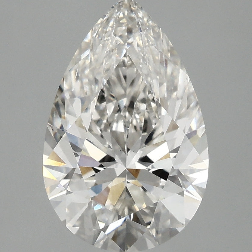 3.07 Carat Pear Lab Grown Diamond VS2 F