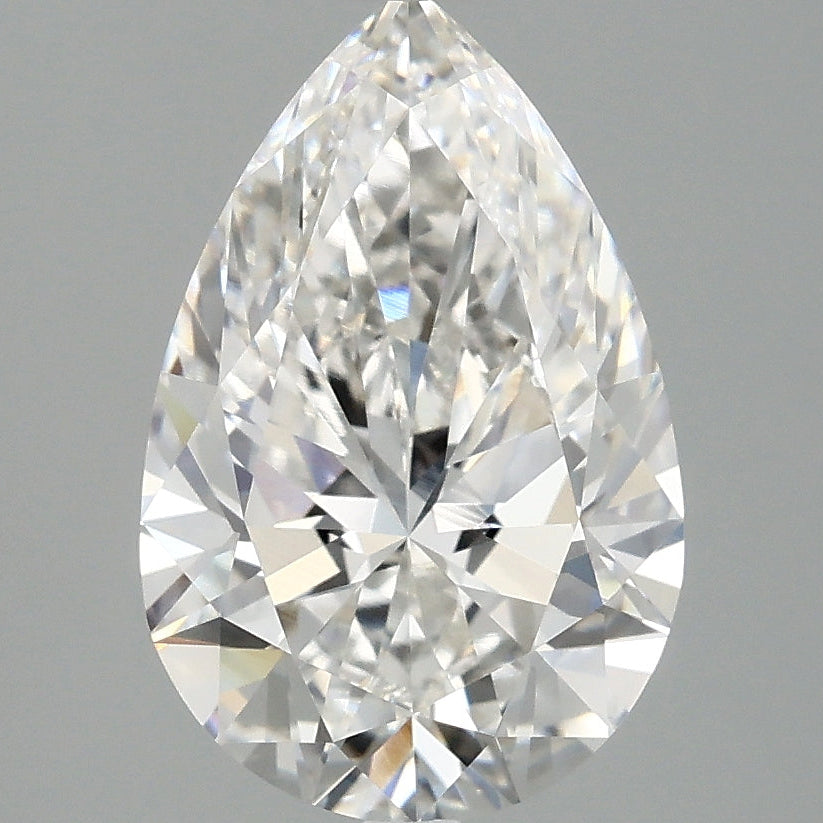 3.07 Carat Pear Lab Grown Diamond VVS1 F