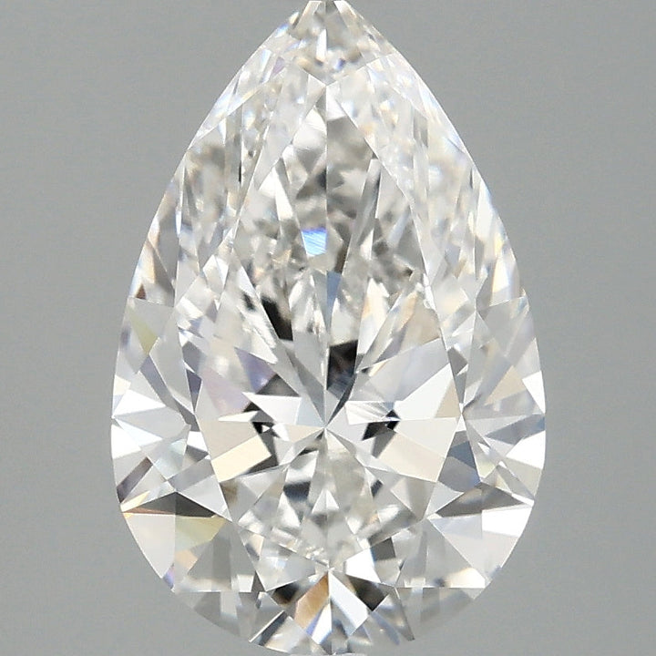 3.07 Carat Pear Lab Grown Diamond VVS1 F