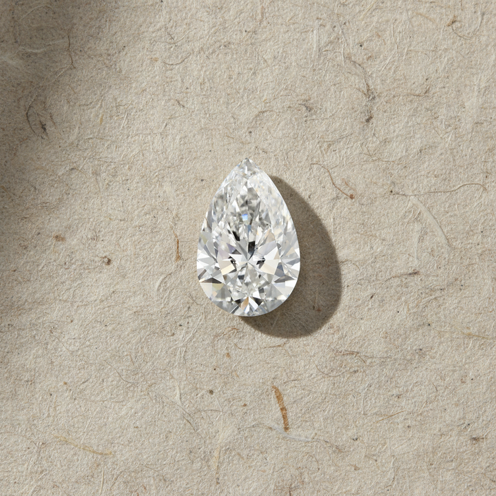3.07 Carat Pear Cut Lab Grown Diamond VVS1 F Color IGI Certified
