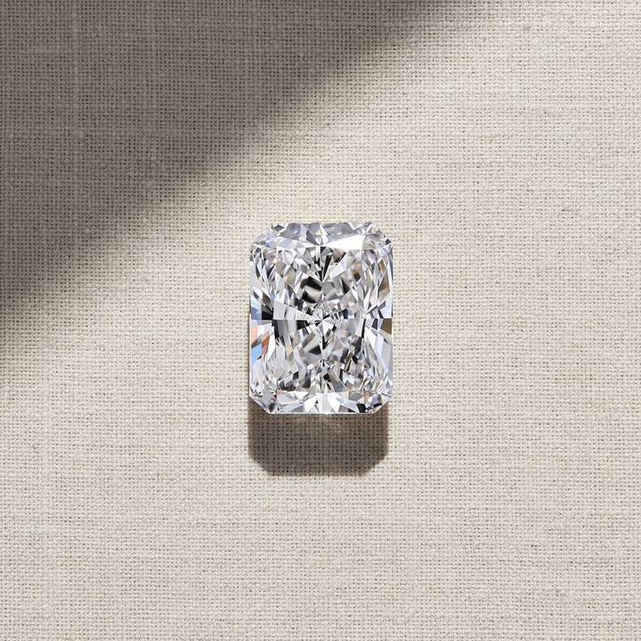 3.07 Carat Radiant Lab Grown Diamond, VVS1/F