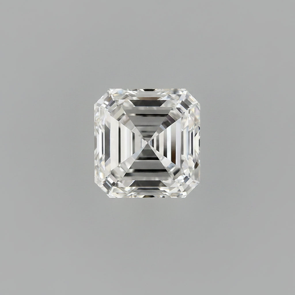 3.08 Carat Asscher Lab Grown Diamond, VVS2/F