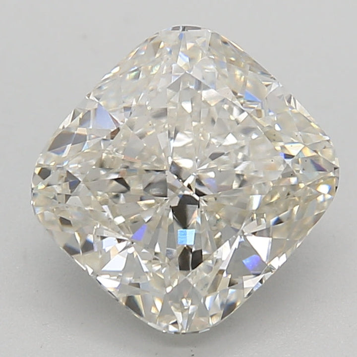 3.08 Carat Cushion Cut Lab Grown Diamond VS2 I