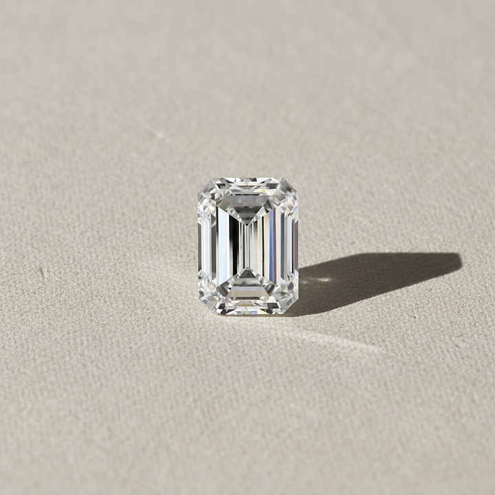 3.08 Carat Emerald Cut Lab Grown Diamond, VVS2/F