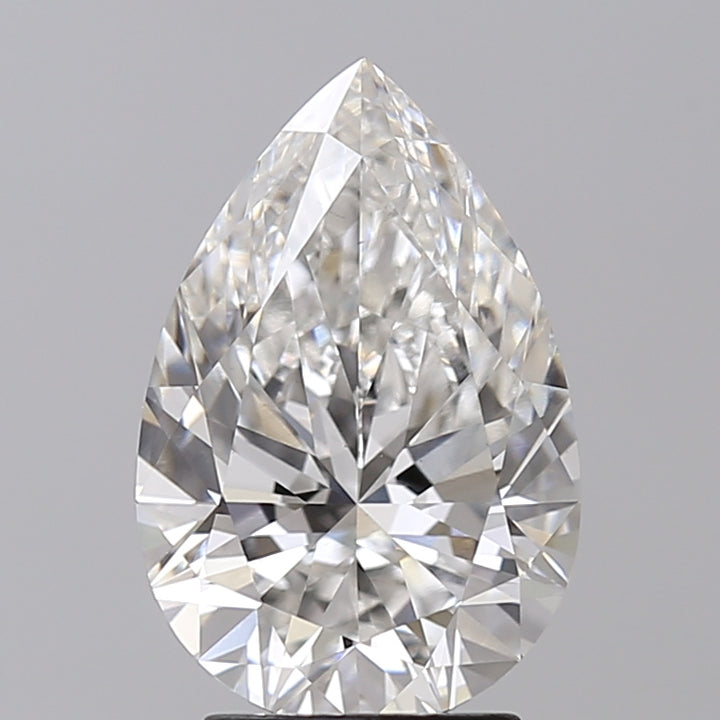 3.08 Carat Pear Cut Lab Grown Diamond VS1 G