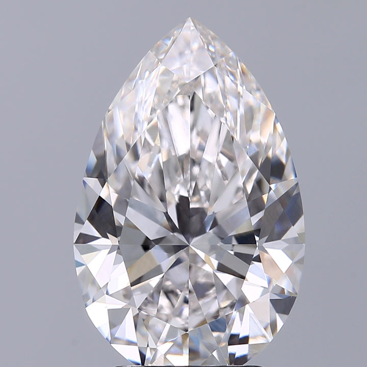 3.08 Carat Pear Lab Grown Diamond VVS1 F