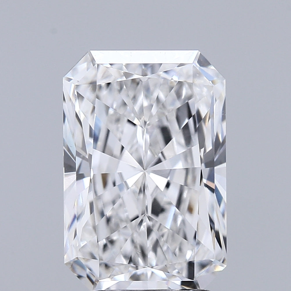 3.08 Carat Radiant Cut Lab Grown Diamond VVS1 E
