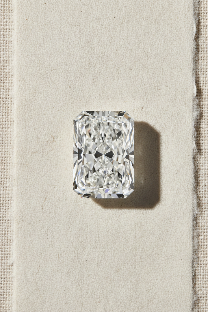 3.08 Carat Radiant Lab Grown Diamond, VS1/F