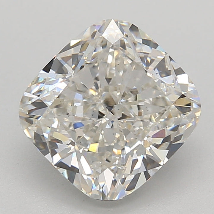 3.09 Carat Cushion Cut Lab Grown Diamond VS2 H