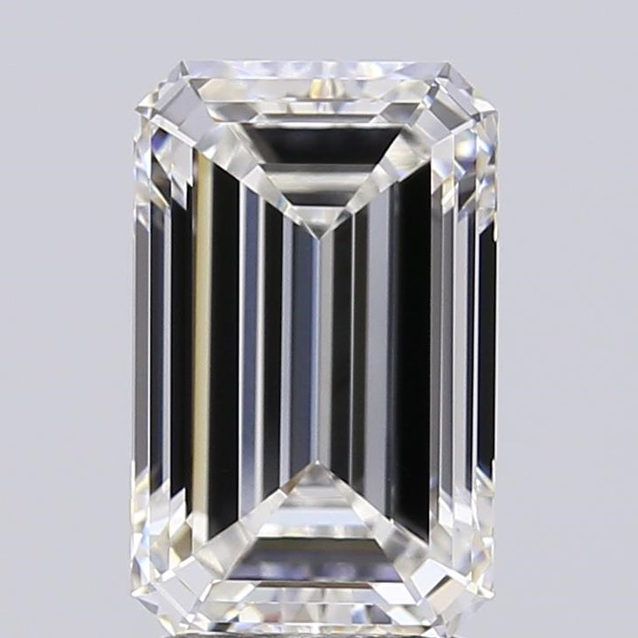 3.09 Carat Emerald Lab Grown Diamond VVS1 F