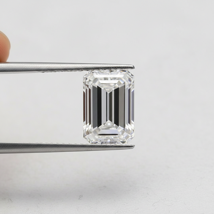 3.09 Carat Emerald Lab Grown Diamond, VVS1/F