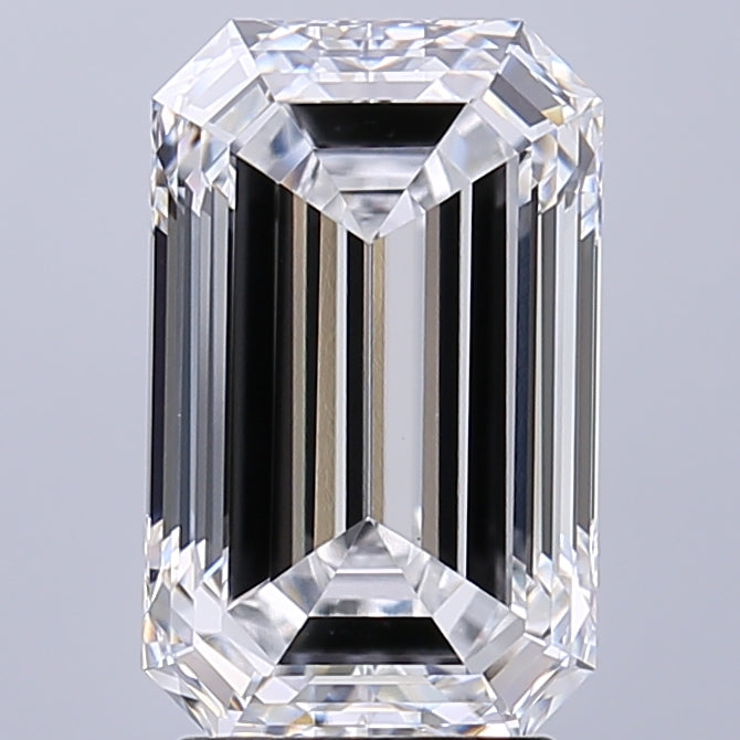 3.09 Carat Emerald Lab Grown Diamond VVS2 D