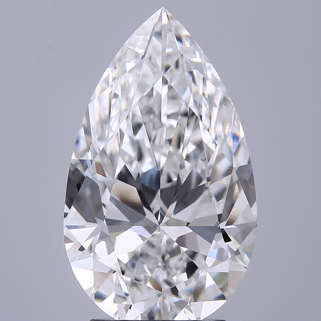 3.09 Carat Pear Lab Grown Diamond VVS2 D