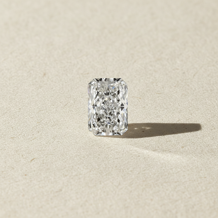 3.09 Carat Radiant Lab Grown Diamond, VS2/F