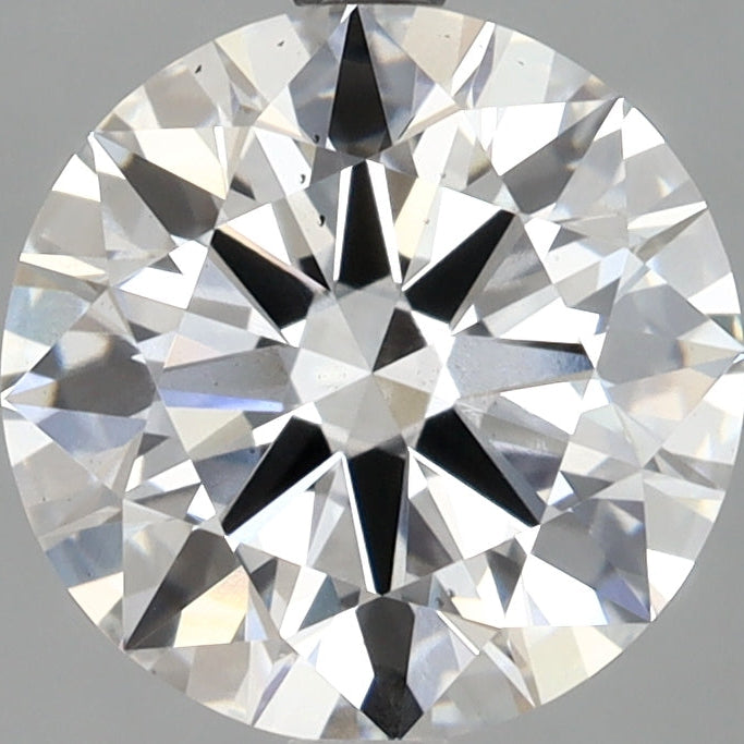 Diamante cultivado en laboratorio de talla redonda de 3,09 quilates VS2 D
