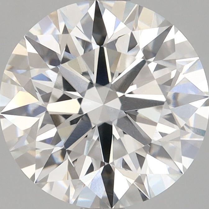 Diamante cultivado en laboratorio de talla redonda de 3,09 quilates, VVS2/F