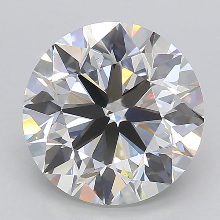3.0 Carat Round Lab Grown Diamond, VS2/F