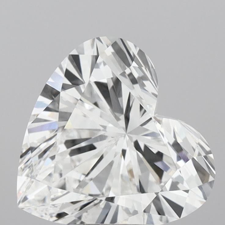 3.10 Carat Heart Cut Lab Grown Diamond VVS2D