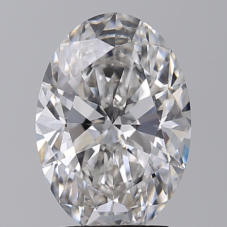 3,10 Karat ovaler, im Labor gezüchteter Diamant VS1 G
