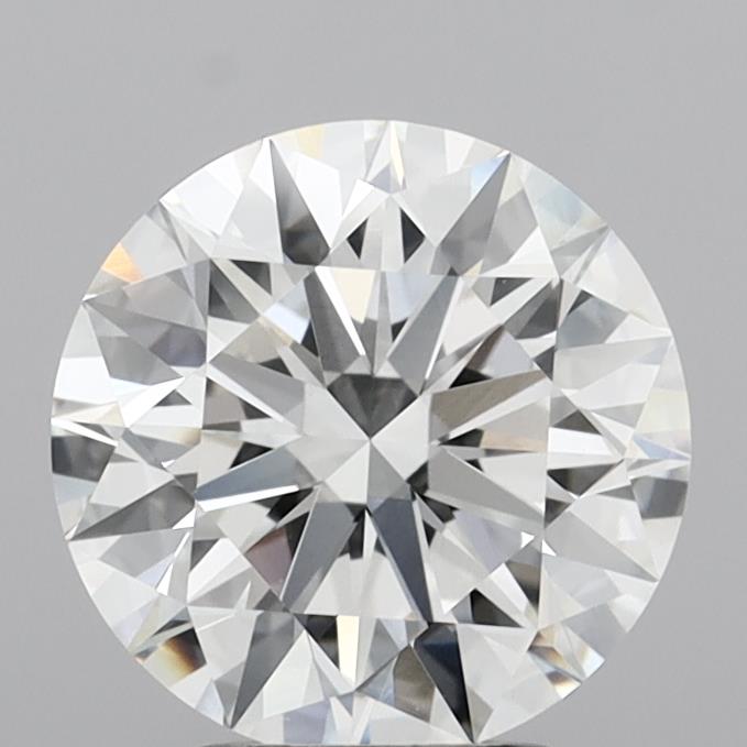3,10 karaat ronde geslepen lab-grown diamant VVS1 E