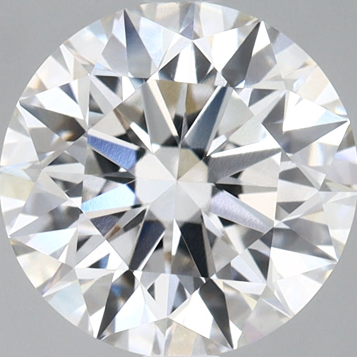 Diamante cultivado en laboratorio de talla redonda de 3,10 quilates VVS2 F