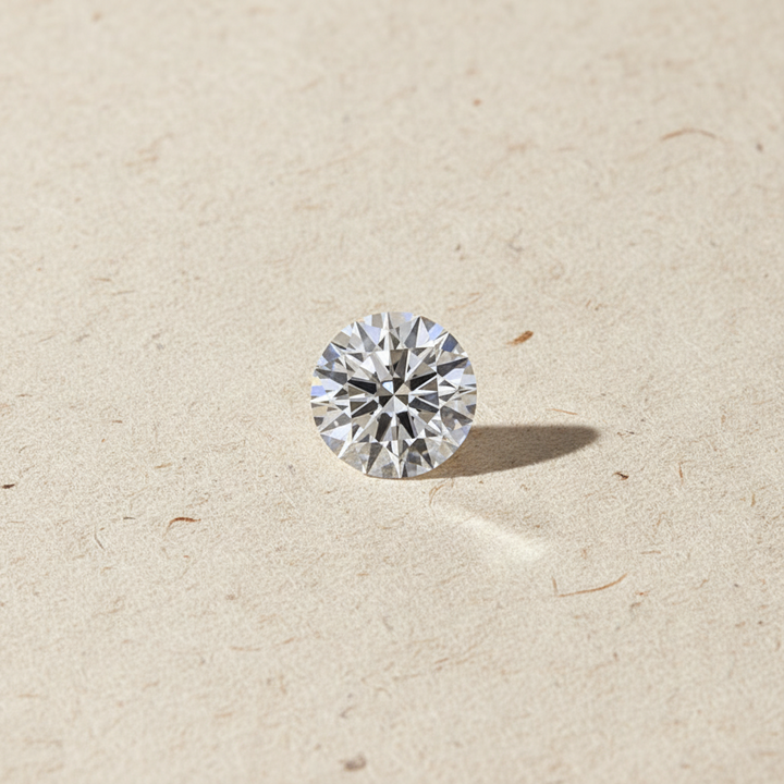 3.10 Carat Round H VVS2 CVD Lab Grown Diamond Ideal Cut IGI Certified