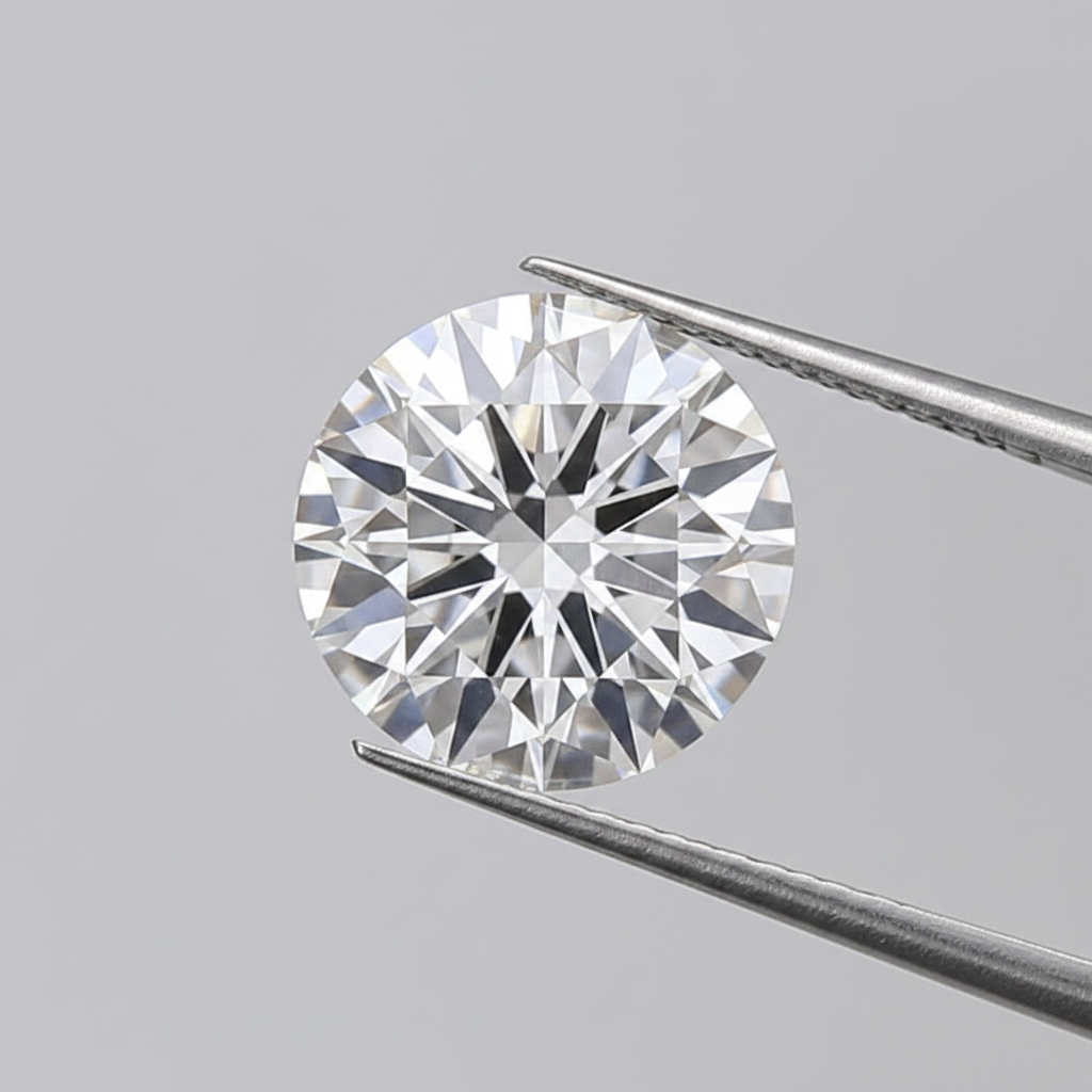 IGI Certified 3.10 Ct H Color VVS2 Round CVD Lab Grown Diamond