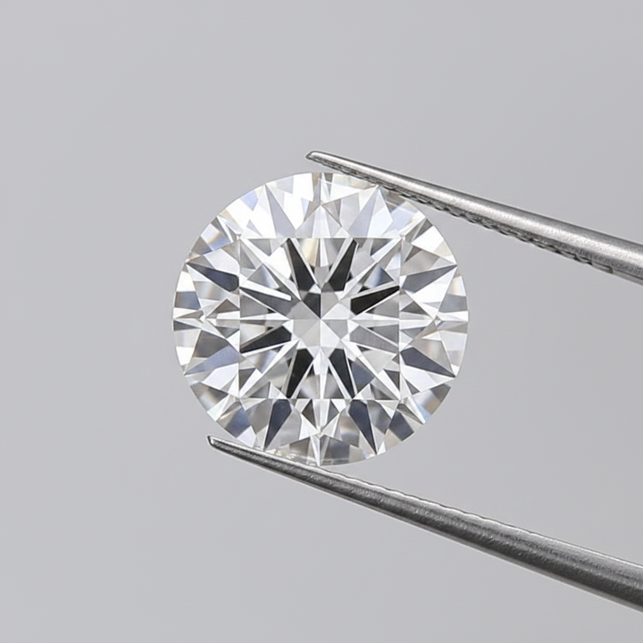 IGI Certified 3.10 Ct H Color VVS2 Round CVD Lab Grown Diamond