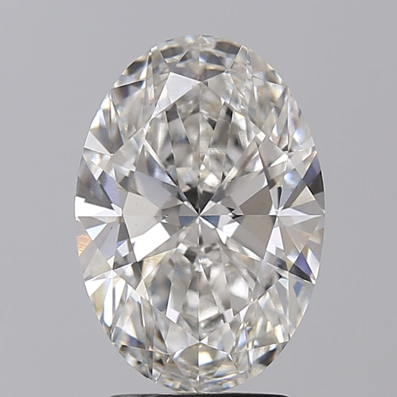 3.11 CT Oval Cut Lab-Grown Diamond, IGI Certified, G Color, VS1 Clarity