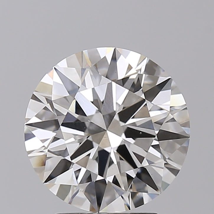 3.11 CT Round Cut H Color Lab Grown Diamond, IGI Certified