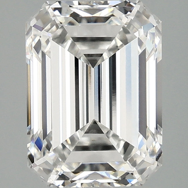 3.11 Carat Emerald Lab Grown Diamond VVS2 F