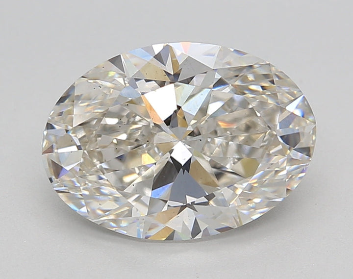 3.12 CT Oval Cut Lab-Grown Diamond, G Color, VS2 Clarity, IGI Certified