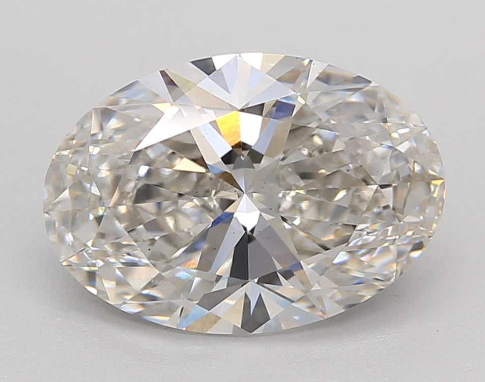 3.12 CT Oval Lab-Grown Diamond | H Color | VS2 Clarity | IGI Certified