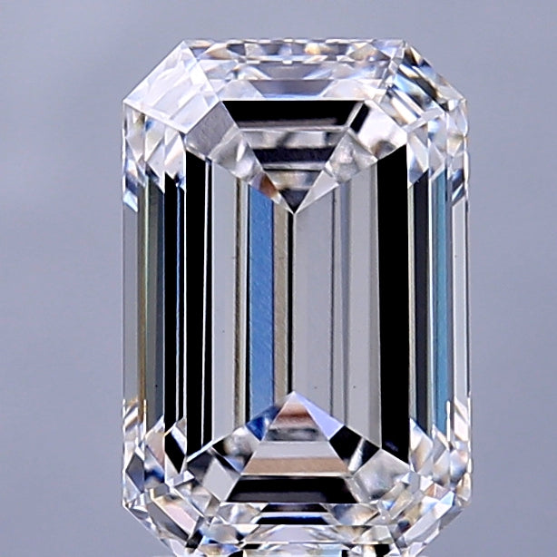 3.12 Carat Emerald Lab Grown Diamond VVS2 D